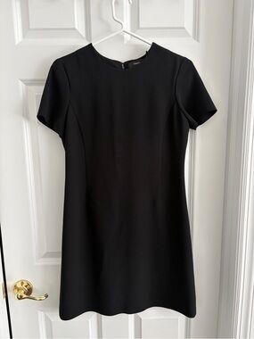 Theory Black Shift Dress (size 4)